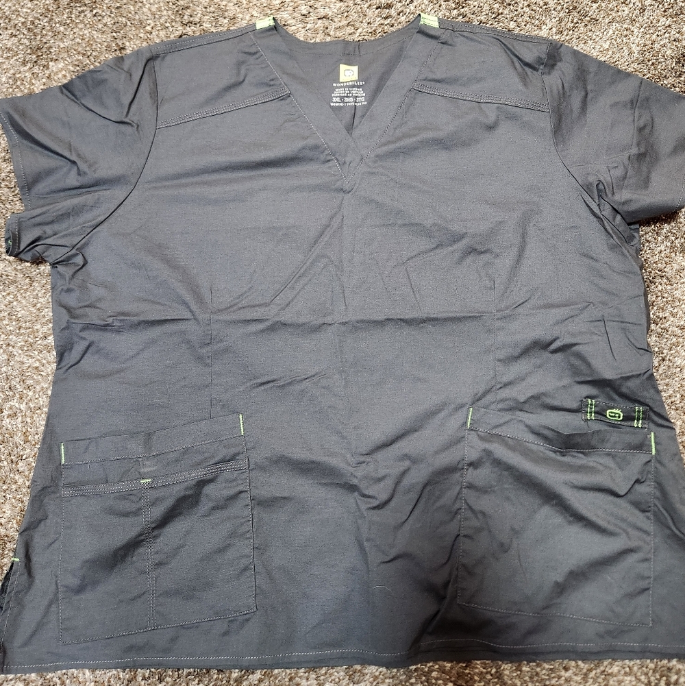 WonderWink Pewter SCRUB SET
